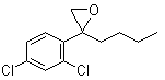 2-Butyl-2-(2,4-dichlorophenyl)oxirane molecular structure (CAS 88374-07-6)