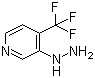 3-Hydrazinyl-4-(trifluoromethyl)pyridine molecular structure (CAS 883864-69-5)