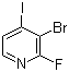 3-Bromo-2-fluoro-4-iodopyridine molecular structure (CAS 884494-52-4)