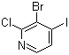 结构式 CAS# 884494-53-5, 3-溴-2-氯-4-碘吡啶