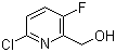 6-Chloro-3-fluoro-2-pyridinemethanol molecular structure (CAS 884494-80-8)