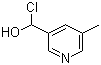 Chloro(5-methylpyridin-3-yl)methanol molecular structure (CAS 884494-95-5)