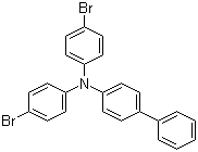 structure of CAS# 884530-69-2, 4,4'-Dibromo-4''-phenyltriphenylamine