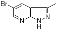 5-Bromo-3-methyl-1H-pyrazolo[3,4-b]pyridine molecular structure (CAS 885223-65-4)