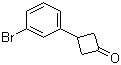 3-(3-Bromophenyl)cyclobutanone molecular structure (CAS 885267-15-2)