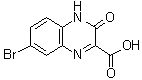 7-溴-3,4-二氢-3-氧代-2-喹喔啉羧酸分子结构 (CAS 885271-82-9)