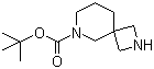 tert-Butyl 2,6-diazaspiro[3.5]nonane-6-carboxylate molecular structure (CAS 885272-17-3)