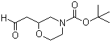 2-(2-Oxoethyl)-4-morpholinecarboxylic acid tert-butyl ester molecular structure (CAS 885272-65-1)