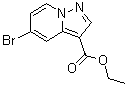 Ethyl 5-bromopyrazolo[1,5-a]pyridine-3-carboxylate molecular structure (CAS 885276-93-7)