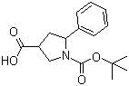 5-Phenylpyrrolidine-1,3-dicarboxylic acid 1-tert-butyl ester molecular structure (CAS 885277-76-9)