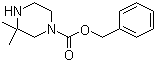 结构式 CAS# 885278-86-4, 3,3-二甲基-1-哌嗪甲酸苄酯