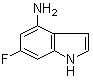 结构式 CAS# 885518-25-2, 6-氟-1H-吲哚-4-胺