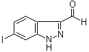 6-Iodo-1H-indazole-3-carboxaldehyde molecular structure (CAS 885518-80-9)