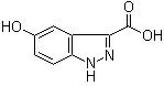 5-Hydroxy-1H-indazole-3-carboxylic acid molecular structure (CAS 885518-94-5)