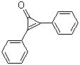 结构式 CAS# 886-38-4, 二苯基环丙烯酮