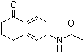 结构式 CAS# 88611-67-0, N-(5-氧代-5,6,7,8-四氢萘酚-2-基)乙酰胺