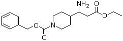 3-Amino-3-(4'-Cbz)piperidine-propionic acid ethyl ester molecular structure (CAS 886362-29-4)