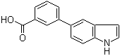 3-(1H-Indol-5-yl)benzoic acid molecular structure (CAS 886363-16-2)