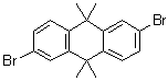 2,6-二溴-9,10-二氢-9,9,10,10-四甲基蒽分子结构 (CAS 886363-70-8)