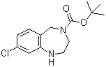 4-Boc-8-chloro-2,3,4,5-tetrahydro-1H-benzo[e][1,4]diazepine molecular structure (CAS 886364-27-8)