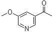 structure of CAS# 886364-74-5, 1-(5-Methoxypyridin-3-yl)ethanone