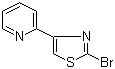 structure of CAS# 886370-89-4, 2-(2-Bromo-4-thiazolyl)pyridine