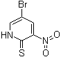 structure of CAS# 886372-86-7, 5-Bromo-3-nitro-2(1H)-pyridinethione