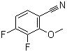 3,4-Difluoro-2-methoxybenzonitrile molecular structure (CAS 886496-72-6)
