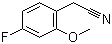 structure of CAS# 886498-56-2, 4-Fluoro-2-methoxybenzeneacetonitrile