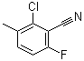 2-Chloro-6-fluoro-3-methylbenzonitrile molecular structure (CAS 886500-98-7)