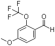 4-Methoxy-2-(trifluoromethoxy)benzaldehyde molecular structure (CAS 886503-52-2)