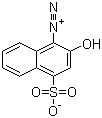1-萘基重氮-2-羟基-4-磺酸内盐分子结构 (CAS 887-76-3)