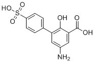 5-氨基-2-羟基-4'-磺基-[1,1'-联苯]-3-羧酸分子结构 (CAS 887256-40-8)