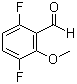 3,6-Difluoro-2-methoxybenzaldehyde molecular structure (CAS 887267-04-1)