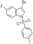 3-Bromo-5-fluoro-1-[(4-methylphenyl)sulfonyl]-1H-indole molecular structure (CAS 887338-48-9)