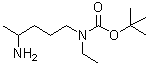 (4-Aminopentyl)ethylcarbamic acid 1,1-dimethylethyl ester molecular structure (CAS 887353-45-9)