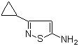 3-Cyclopropyl-5-isothiazolamine molecular structure (CAS 887405-00-7)