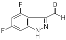 4,6-Difluoro-1H-indazole-3-carboxaldehyde molecular structure (CAS 887567-80-8)