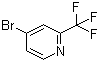 4-Bromo-2-trifluoromethylpyridine molecular structure (CAS 887583-90-6)