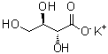 结构式 CAS# 88759-55-1, D-赤糖酸钾
