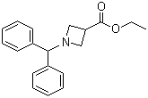 结构式 CAS# 887591-82-4, 1-二苯甲基氮杂环丁烷-3-羧酸乙酯