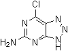 结构式 CAS# 88780-84-1, 7-氯-3H-1,2,3-三唑并[4,5-d]嘧啶-5-胺