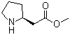 结构式 CAS# 88790-37-8, (S)-2-(2-吡咯烷基)乙酸甲酯