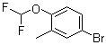 structure of CAS# 888327-32-0, 5-Bromo-2-(difluoromethoxy)toluene;4-Bromo-1-(difluoromethoxy)-2-methylbenzene