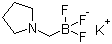 Potassium trifluoro[(pyrrolidin-1-yl)methyl]borate molecular structure (CAS 888711-53-3)