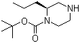 (S)-1-Boc-2-propylpiperazine molecular structure (CAS 888972-67-6)