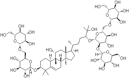 结构式 CAS# 88901-36-4, 罗汉果糖苷 V; 罗汉果皂甙 V; 罗汉果提取物