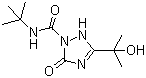 structure of CAS# 889062-06-0, N-tert-Butyl-3-(2-hydroxypropan-2-yl)-5-oxo-2,5-dihydro-1H-1,2,4-triazole-1-carboxamide