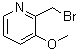 2-(Bromomethyl)-3-methoxypyridine molecular structure (CAS 889360-84-3)