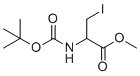 structure of CAS# 889670-02-4, Methyl 2-((tert-butoxycarbonyl)amino)-3-iodopropanoate;methyl 3-iodo-2-[(2-methylpropan-2-yl)oxycarbonylamino]propanoate